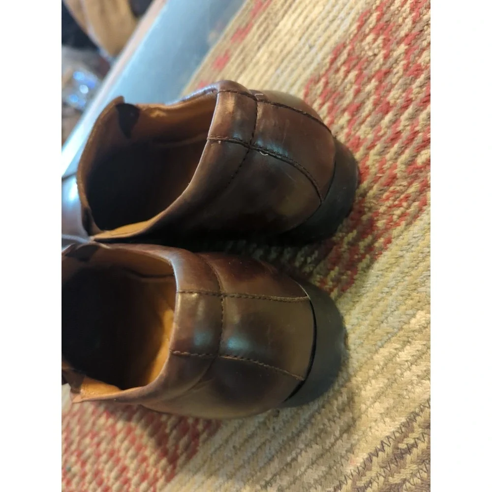 Steve Madden Heston Men's 8.5 M Brown Leather Ankle Shoes Boots Booties Stylish!